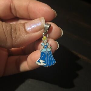 Disney Blue and Silver Princess Necklace